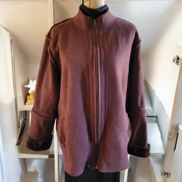 j.h.collectibles Jackets & Blazers - j.h.collectibles Vintage Ladies Shearling Jacket With Faux Fur Lining -  2